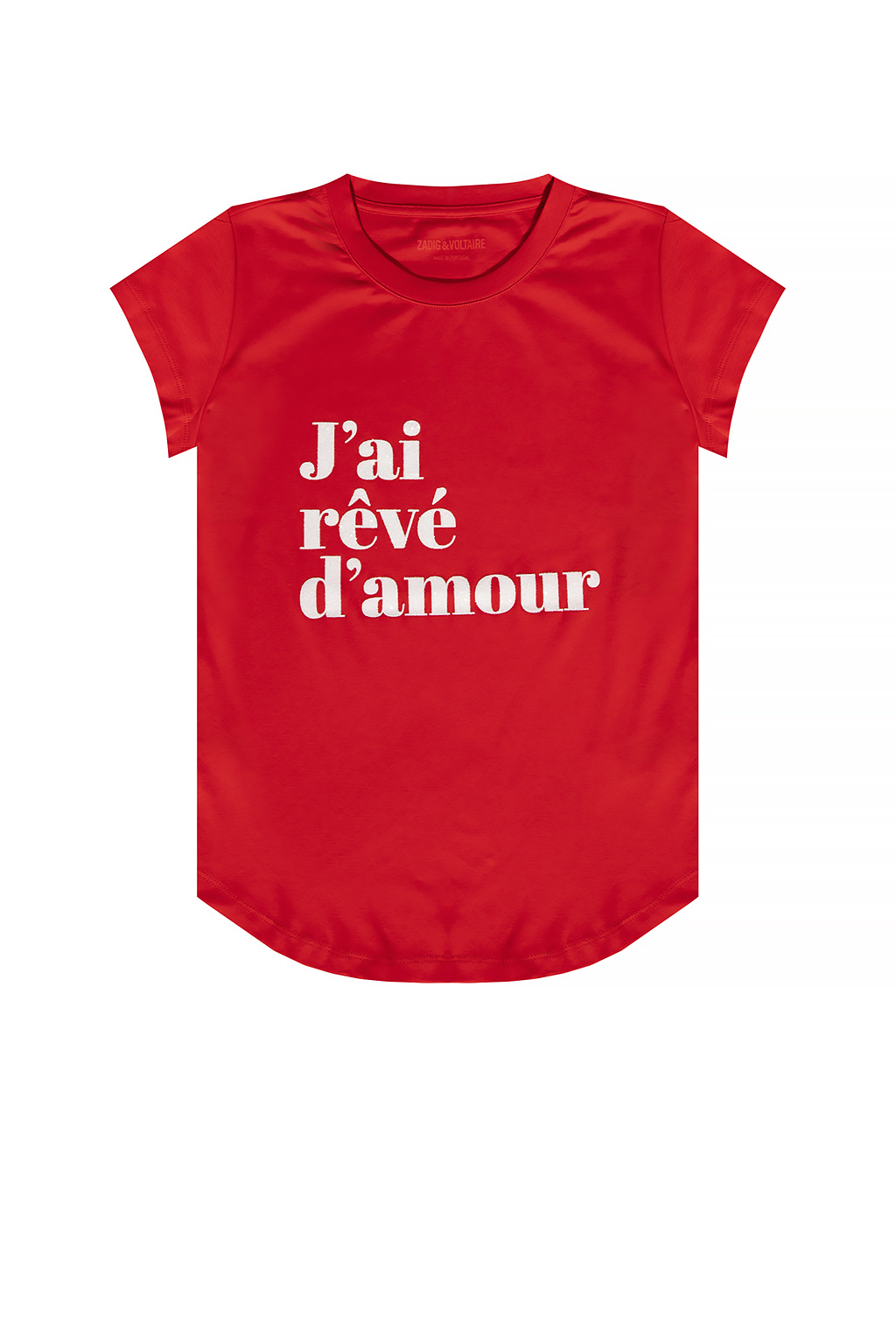 Tee shirt amour zadig et online voltaire